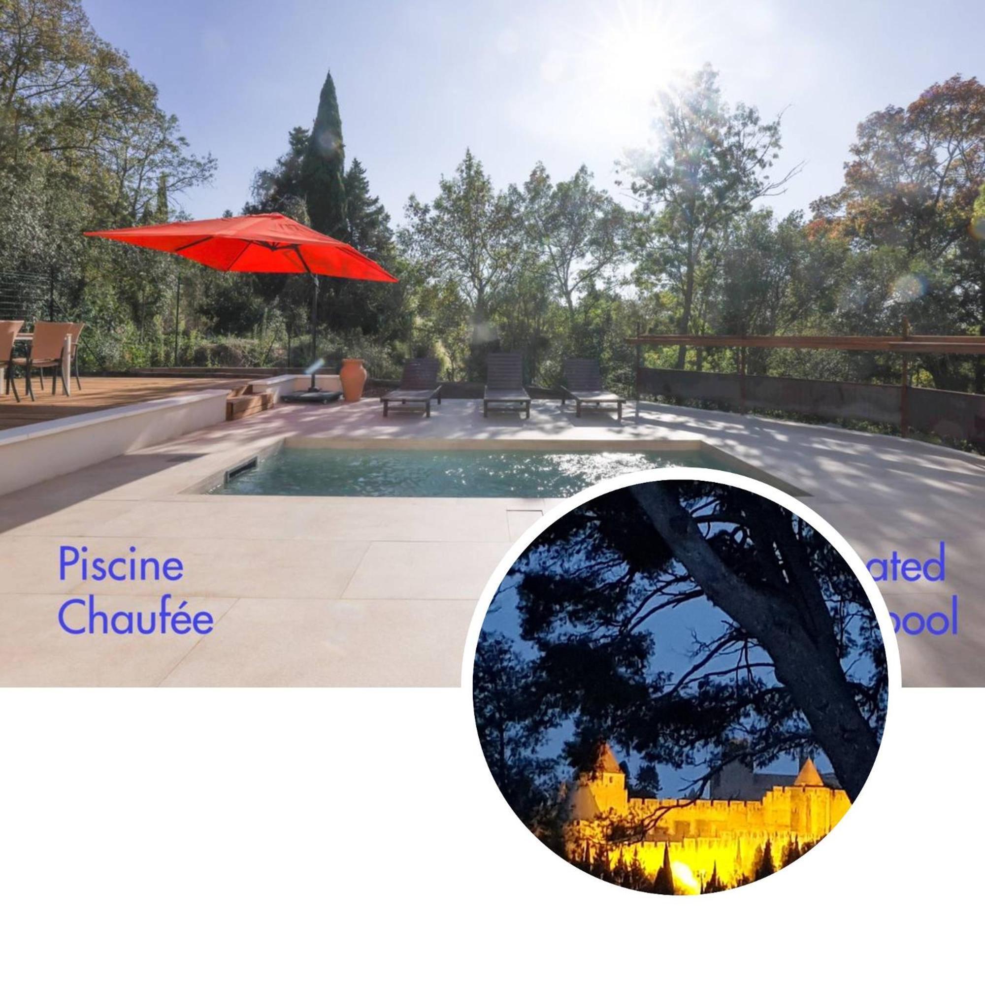 Villa St Francois Piscine Privee Chauffee ,Clim ,Parking Gratuit 卡尔卡松 外观 照片
